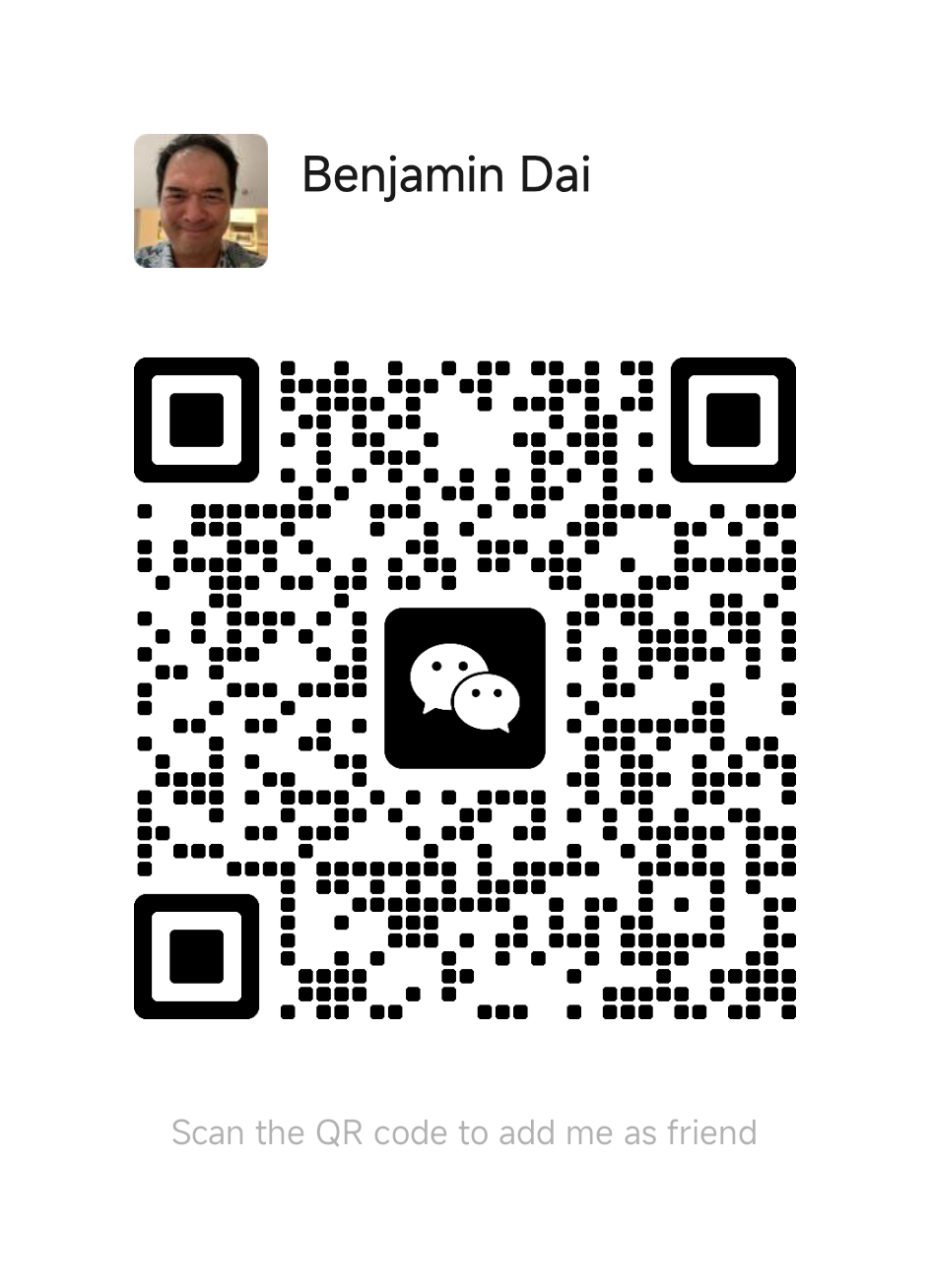WeChat QR Code - Benjamin Dai, Tunabear
